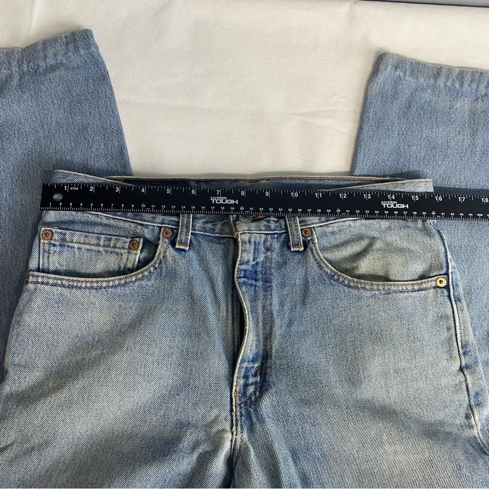 Vintage Levis 512 Jeans Men 32x27.5 Blue Slim For Tapered Leg 90s Y2K